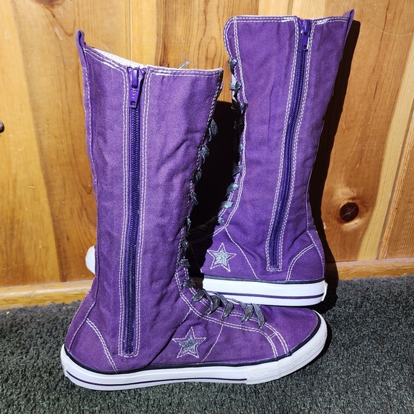 Converse One Star Calf/Knee high Junior 6/ Women 8 - Picture 8 of 12